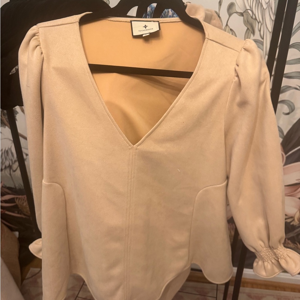 Tuckernuck suede top